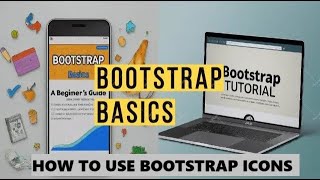 HOW TO USE BOOTSTRAP ICONS 😍🤩😎😀 [upl. by Assirek454]