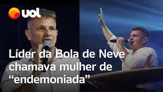 Bola de Neve áudio e vídeo mostram apóstolo Rina chamando esposa Denise de endemoniada e louca [upl. by Hanfurd373]