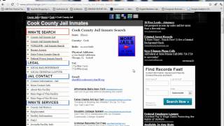 Cook County Inmate Search  Cook County Jail Information [upl. by Attelrak]