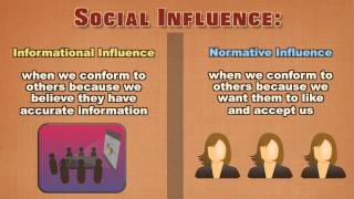 Social Influence Conformity and the Normative Influence [upl. by Zinnes490]