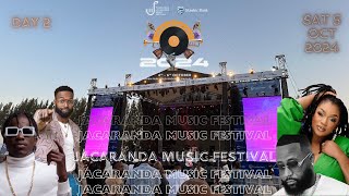 Day 2  Jacaranda Music Festival 2024 POV  Saturday Edition🇿🇼🥂 feat Cassper Nyovest Nutty O etc [upl. by Sarkaria]