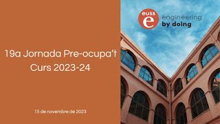 19a Jornada Preocupa’t Curs 202324 EUSS [upl. by Bruis]