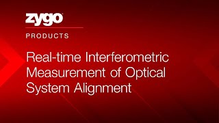 Realtime Interferometric Measurement of Optical System Alignment [upl. by Carri]