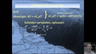 Warmteleer 4 3 Adiabatische expansie [upl. by Ynots]