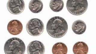 US Coins Lesson Counting Mixed Coins [upl. by Odlanyar643]