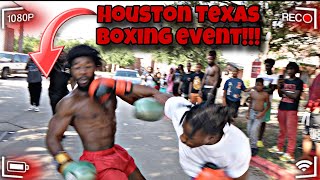 HOUSTON TEXAS BOXING EVENT MUST WATCH [upl. by Fortna531]