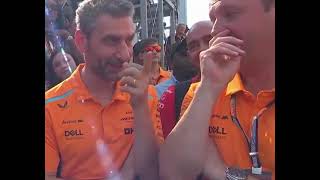 Oscar Piastri Post Race Interview  Wins the Hungarian Grand Prix 2024 [upl. by Yrelbmik]