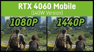 RTX 4060 Mobile Gaming  1080p vs 1440p in 10 Games [upl. by Ameluz]