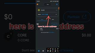 how to copy or get my metamask wallet address crypto [upl. by Eilahtan]