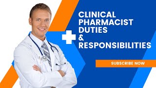 Clinical Pharmacist Duties amp Responsibilities Part 1  Clinical Pharmacy Course [upl. by Maura226]