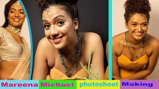 Actress Mareena Michael Glamorous Photoshoot Making Video 2020 [upl. by Dnomhcir]