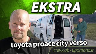 2024 toyota proace city verso  crewcab uporabnost [upl. by Innor254]