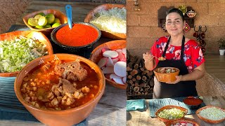 Pozole Rojo Mexicano  La Herencia de las Viudas [upl. by Dilisio]