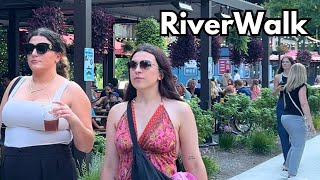 Summer in Chicago RiverWalk Walking Tour on Friday  July 26 2024  4k 60fps City Sounds [upl. by Congdon795]