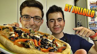 PIZZA SIN GLUTEN PARA CELÍACOS  JULLOLLO amp VICTOR 🍕 [upl. by Anaugahs]