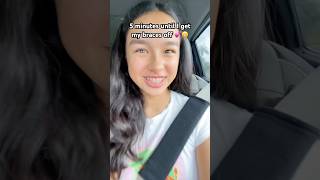 I Got My Braces Off 😱👀🦷 fypシ゚ relateble braces transition vlog shorts teens viral [upl. by Ardnayek5]