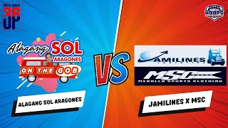 SOUTH HOOPS PRIME LEAGUE  36 UP DIVISION  ALAGANG SOL ARAGONES VS JAMILINES X MSC SEPT15 2024 [upl. by Burch]