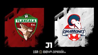 Resumen  Tlaxcala 20 Cimarrones  Jornada 1 Apertura 2022  Liga BBVA Expansión MX [upl. by Ydnec]