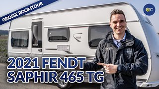 2021 Fendt Saphir 465 TG  Caravan  Test amp Kaufberatung  Camperland Bong [upl. by Giffy909]