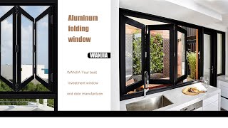 Aluminum folding window [upl. by Madancy]