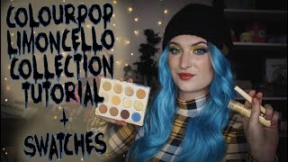 Colourpop Limoncello Collection  Tutorial  Swatches [upl. by Boyd965]