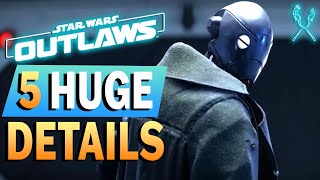 5 SURPRISE Star Wars Outlaws Gameplay Details [upl. by Us636]