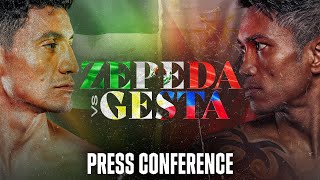 WILLIAM ZEPEDA VS MERCITO GESTA PRESS CONFERENCE LIVESTREAM [upl. by Adala]