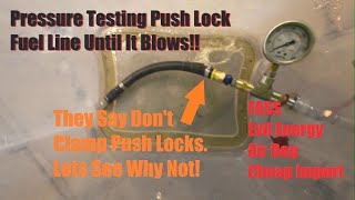 Not all Push Lock Hose’s are equal Push Lock AirDog FASS Evil Energy and Cheap Import Hose [upl. by Reed]