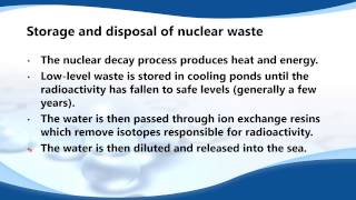 E84 Compare the storage and disposal methods for different types of radioactive waste [upl. by Fabozzi686]