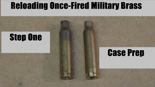 Reloading NATO Brass Step 1 Deprime Trim Remove crimpand Clean [upl. by Mcnair]