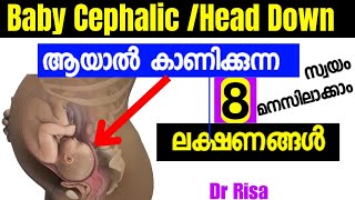 Baby Head Down position MalayalamCephalic Position Normal Delivery [upl. by Corabel177]