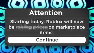 Why Did Roblox Just Do This Bad Update [upl. by Hen]