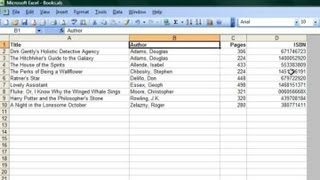 How to Use Microsoft Excel to Catalogue Books  Microsoft Office Software [upl. by Ravahs]