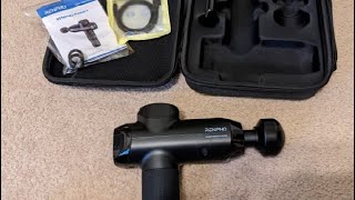 RENPHO Massage Gun with Heat and Cold Electric Handheld Massager Gun Review [upl. by Tamas142]