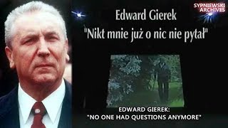 Edward Gierek „Nikt mnie już o nic nie pytał” – cały film [upl. by Adnaluoy24]