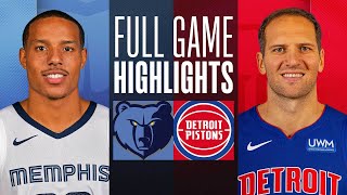 GRIZZLIES at PISTONS  FULL GAME HIGHLIGHTS  December 6 2023 [upl. by Burn]