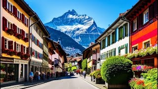 Driving in SWISS  Sargans  One of the most beautiful Village in Switzerland  4K [upl. by Grishilde]