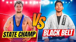 State Champ Wrestler vs EVERY BJJ Belt [upl. by Winton]