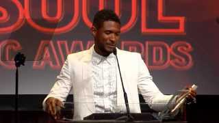 Usher accepts the Golden Note Award at the ASCAP Rhythm amp Soul Awards [upl. by Amaryllis648]