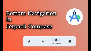 Bottom Navigation in jetpack compose  Android studio Kotlin android coding kotlin [upl. by Arielle]