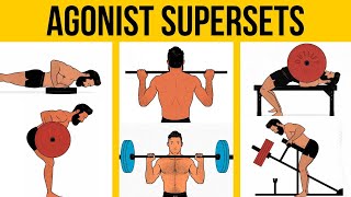 HOW TO WORK OUT FASTER Antagonist Supersets More Work Done In Less Time [upl. by Eijneb]