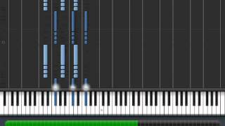 PIANO TUTORIAL System of a down Shimmy Piano Synthesia [upl. by Englis810]