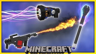 Minecraft 113 New EPIC 3D Weapons Command Functionpack [upl. by Sunda430]