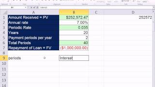 Excel Finance Class 44 Deep Discount Loans [upl. by Euginimod]