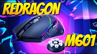 Centrophorus 2  Redragon M601  RGB Gaming Mouse  Unboxing amp Review  In UrduHindi [upl. by Jerrilee]