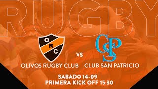 Olivos Rugby Club vs San Patricio  21ra Fecha Torneo Primera A de URBA [upl. by Moreville]