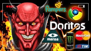 MARCAS DIABÓLICAS O SATANISMO OCULTO NOS COMERCIAIS [upl. by Dnamra]