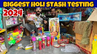 Biggest Holi Stash Testing Worth Rs 50000 ka Dhamaka [upl. by Eelrefinnej]