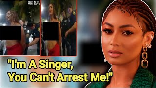 DaniLeigh Wild DUI Arrest Bodycam Footage Surfaces  Cries While Being Arrested  DaniLeigh [upl. by Cykana]