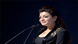 Kajal Aggarwal Cute Speech  CCL5 100 Hearts Red Carpet [upl. by Assened]